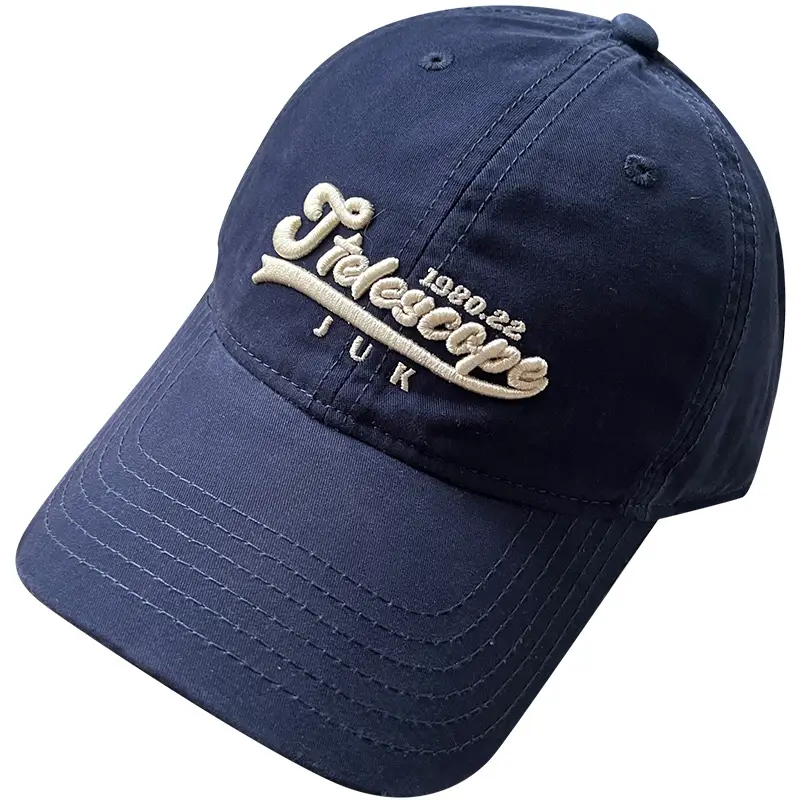 Korean Embroidered Baseball Cap with Sun Protection - Image 13