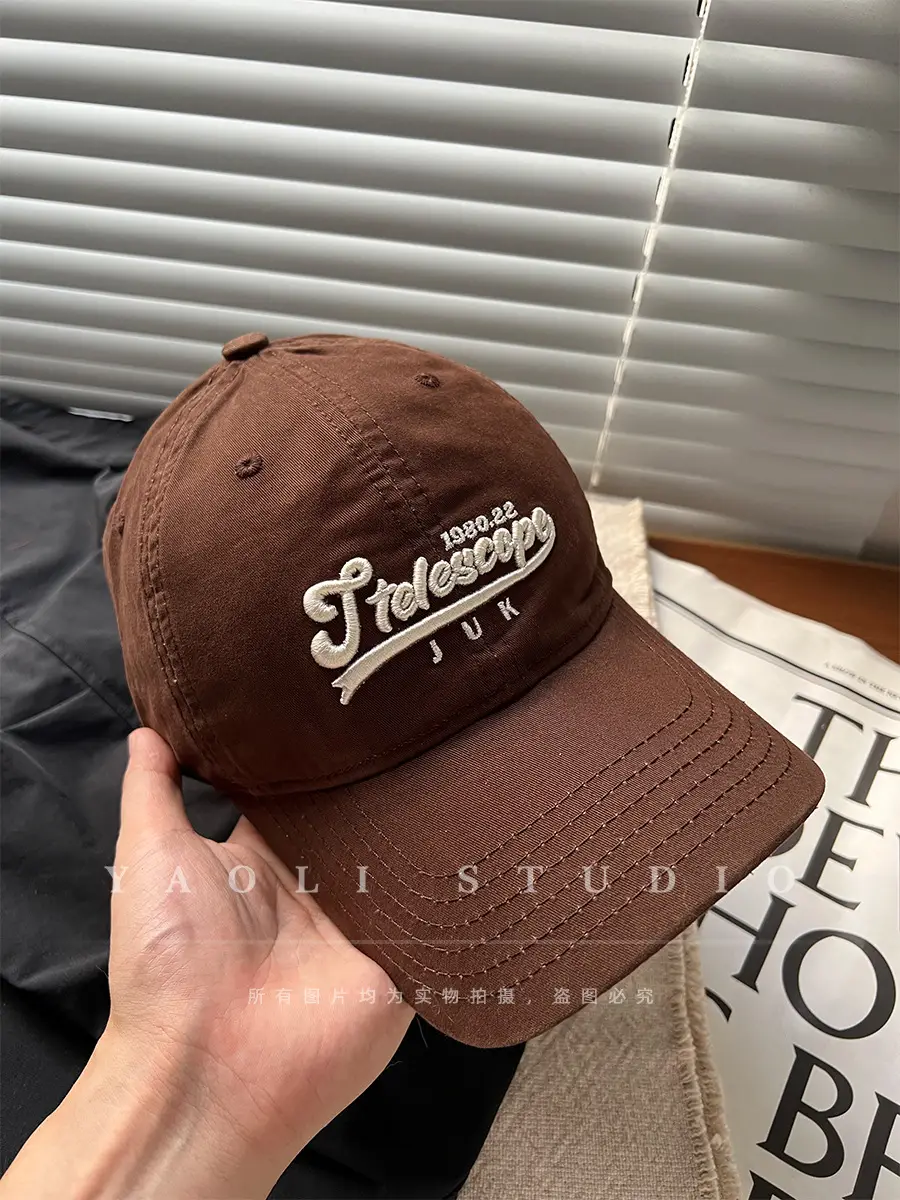 Korean Embroidered Baseball Cap with Sun Protection — feature 22