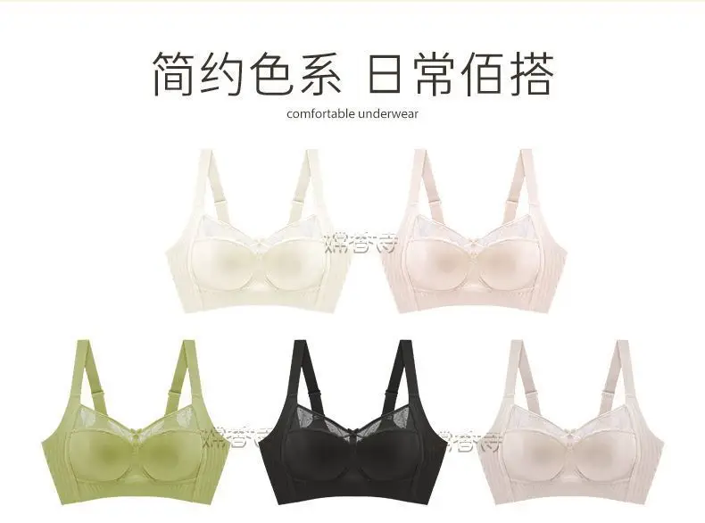Women's Ultra-Thin Full Cup Bra for Big Chest Summer Wear — feature 13