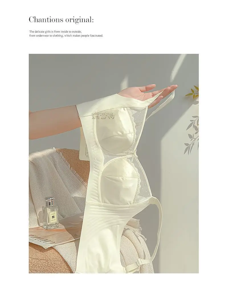 Women's Ultra-Thin Full Cup Bra for Big Chest Summer Wear — feature 16
