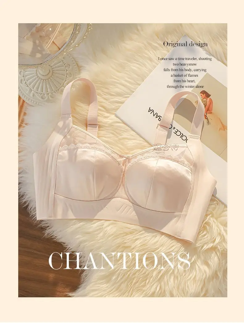 Women's Ultra-Thin Full Cup Bra for Big Chest Summer Wear — feature 17