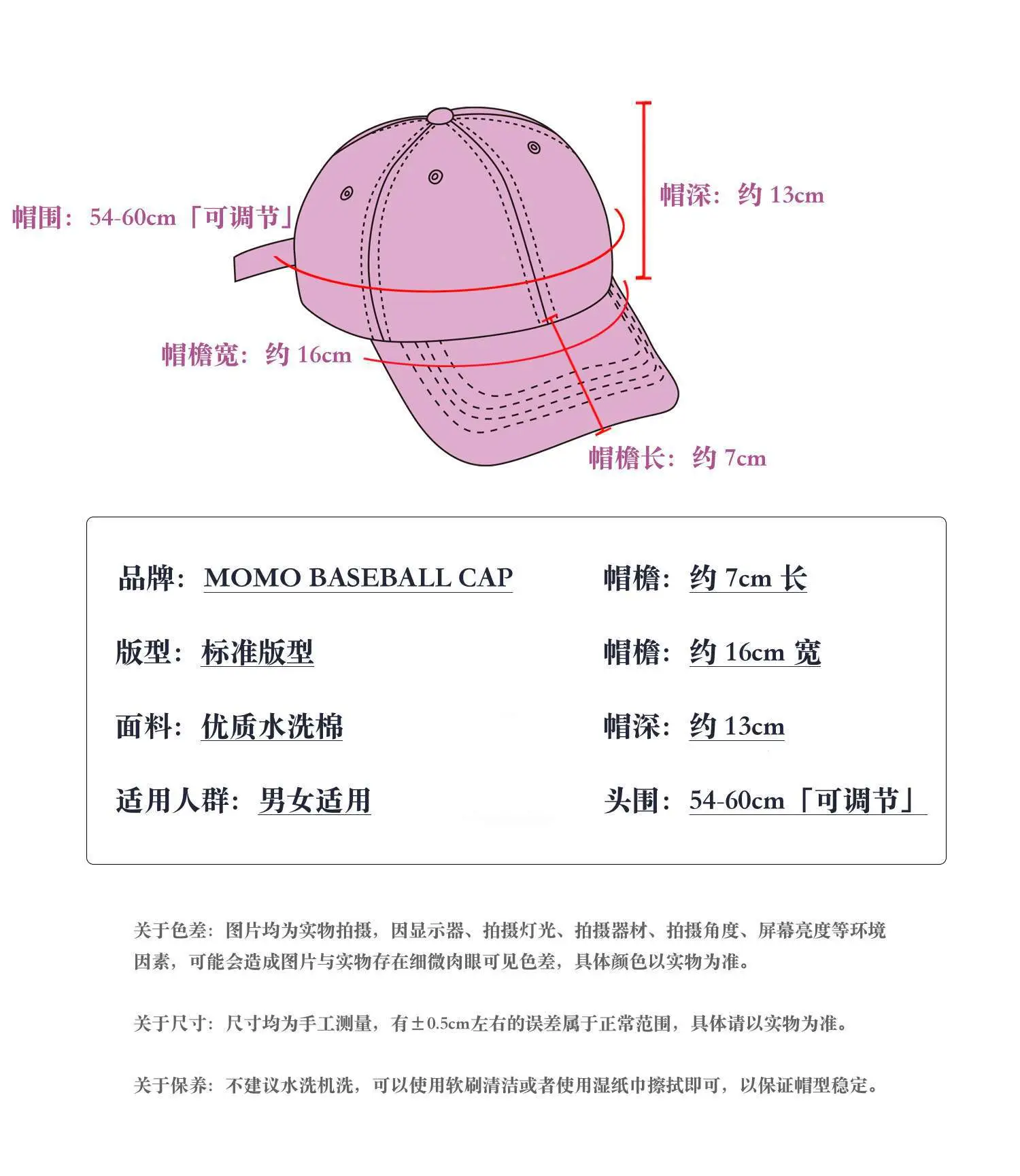 Korean Style Washed Ripped Baseball Cap Men Women — feature 3