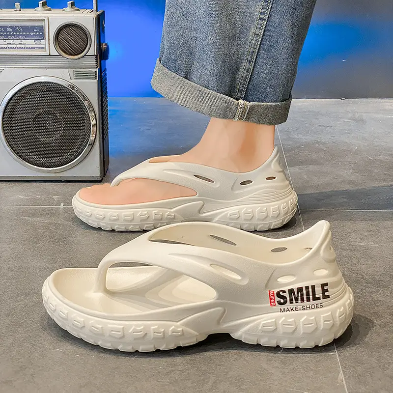 Sandals Men's 2024 Summer New Arrival Men's Driving Clip Flip-Flops Flip-Flops Shit Feeling Outdoor Beach Sandals - Image 10