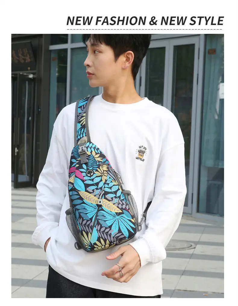 Black Large Capacity Crossbody Bag for Men — feature 22