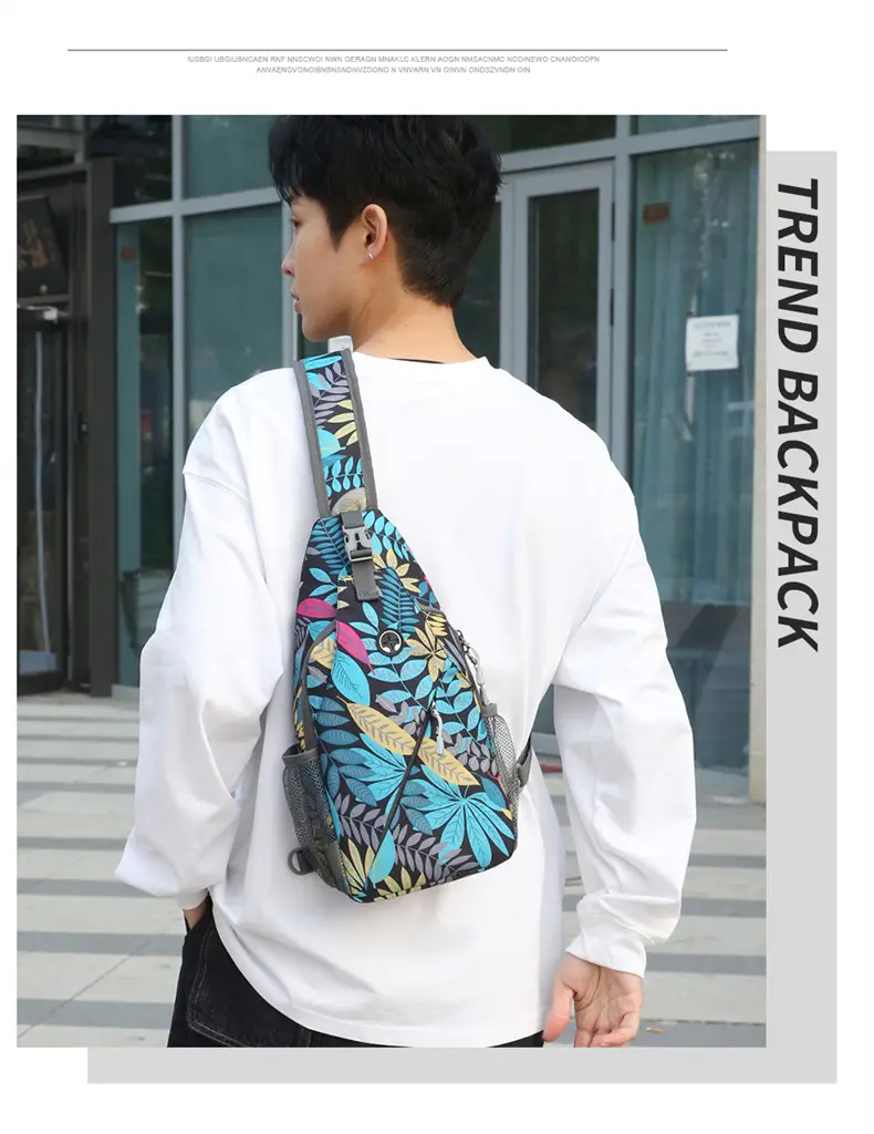 Black Large Capacity Crossbody Bag for Men — feature 23