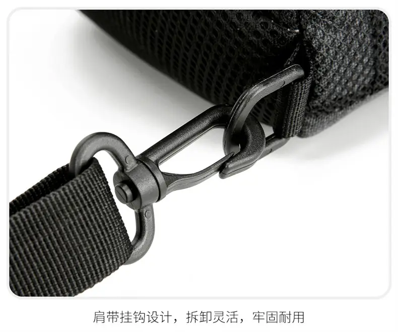 Black Large Capacity Crossbody Bag for Men — feature 38
