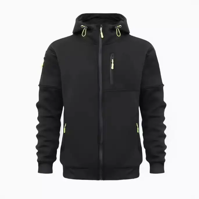 Multi-Zipper Hoodie for Men Multi Color Sports Style - Image 13