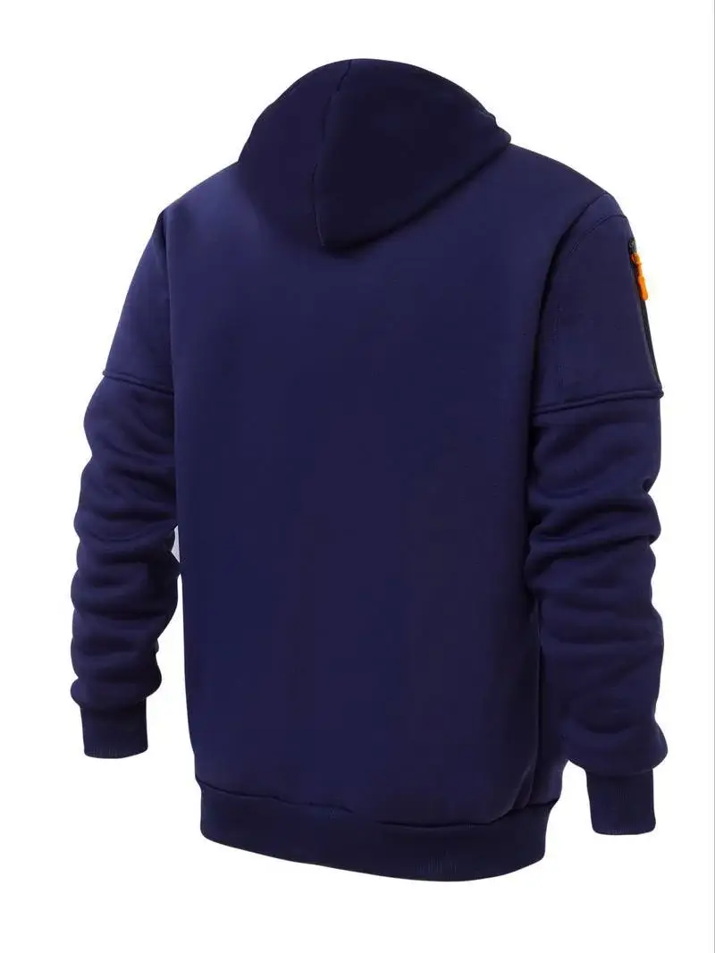 Multi-Zipper Hoodie for Men Multi Color Sports Style — feature 12