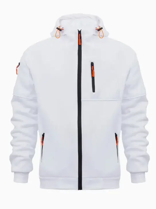 Multi-Zipper Hoodie for Men Multi Color Sports Style — feature 4