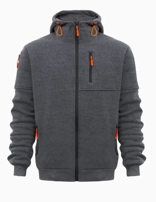 Multi-Zipper Hoodie for Men Multi Color Sports Style — feature 6