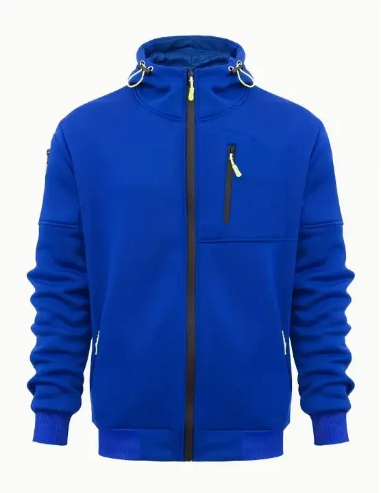 Multi-Zipper Hoodie for Men Multi Color Sports Style — feature 9