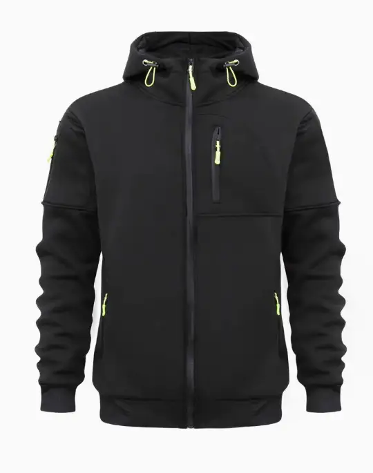 Multi-Zipper Hoodie for Men Multi Color Sports Style - Image 3