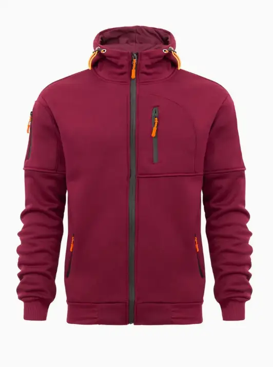 Multi-Zipper Hoodie for Men Multi Color Sports Style - Image 4