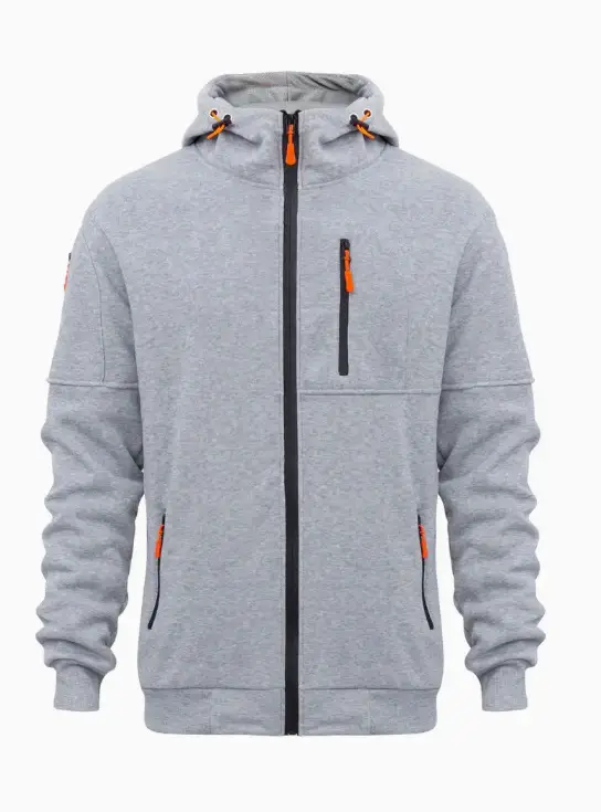 Multi-Zipper Hoodie for Men Multi Color Sports Style - Image 7