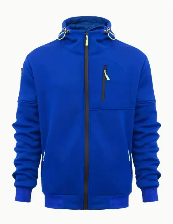 Multi-Zipper Hoodie for Men Multi Color Sports Style - Image 8