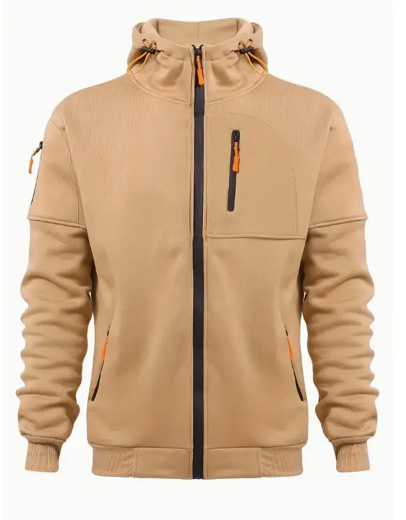 Multi-Zipper Hoodie for Men Multi Color Sports Style - Image 9