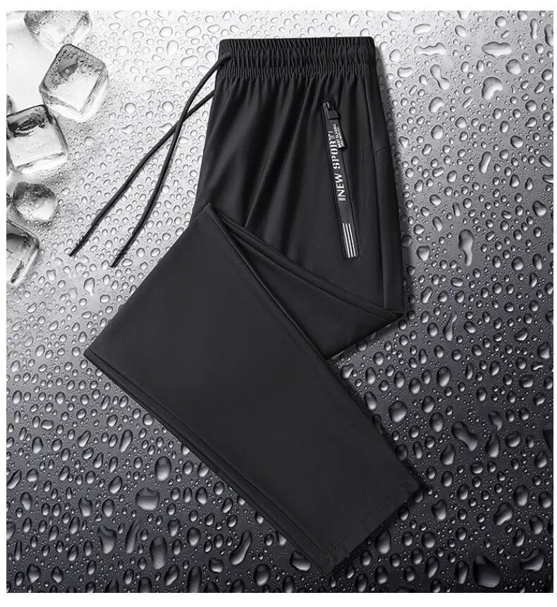 Men's Ice Silk Hot Pants 2024 Plus Size 2 Pcs - Image 5