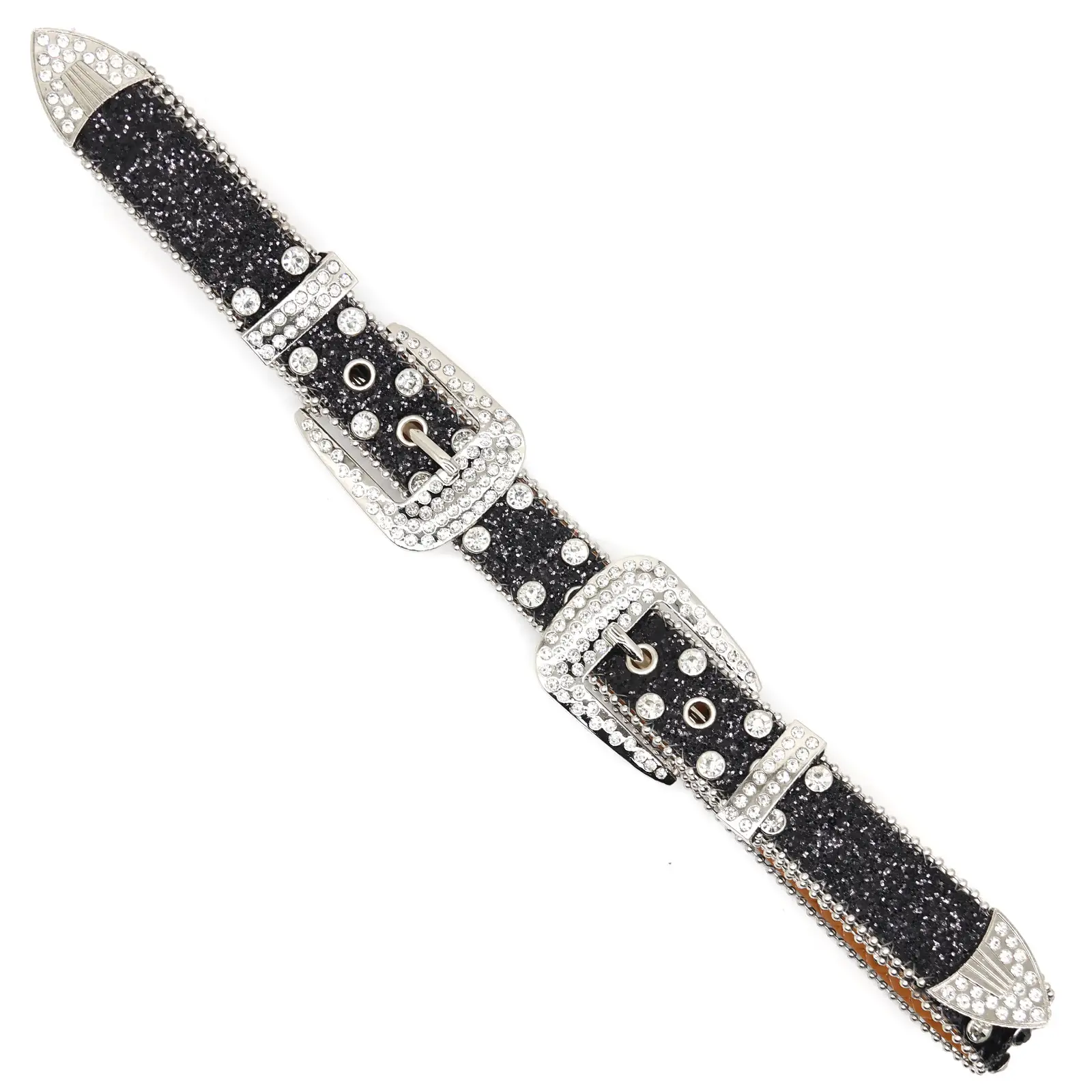Cross-border Punk Belt with Rhinestone Buckle Women's Wear - Image 28