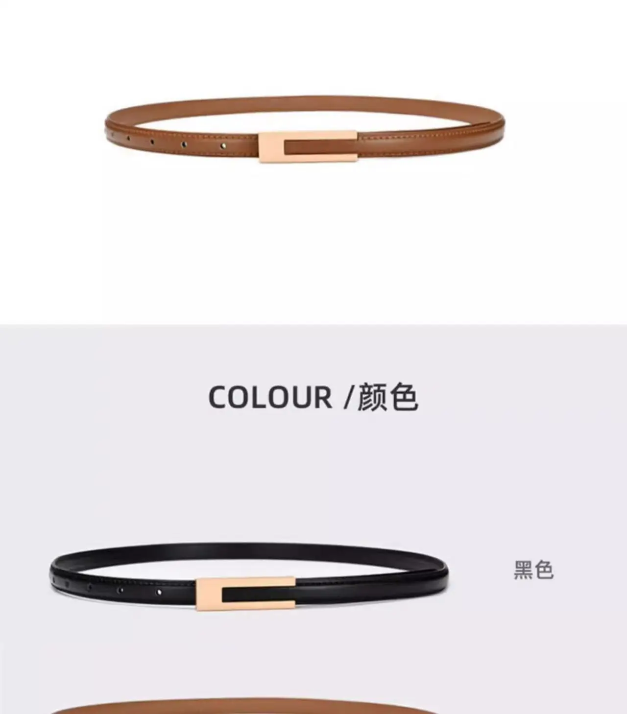 Women's Black Genuine Leather Belt Retro Decorative Waist Belt — feature 12