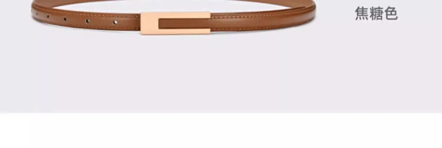 Women's Black Genuine Leather Belt Retro Decorative Waist Belt — feature 13