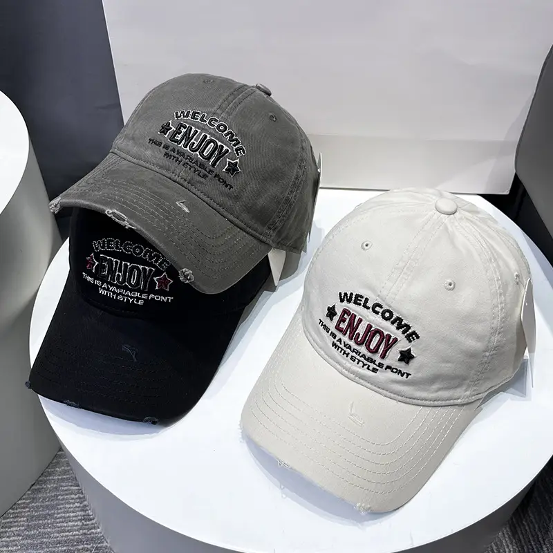 Korean Style Embroidered Baseball Cap for Men Women - Image 10
