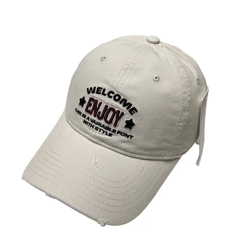 Korean Style Embroidered Baseball Cap for Men Women - Image 14