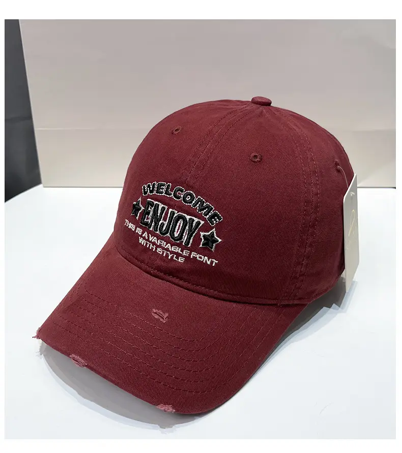 Korean Style Embroidered Baseball Cap for Men Women — feature 11