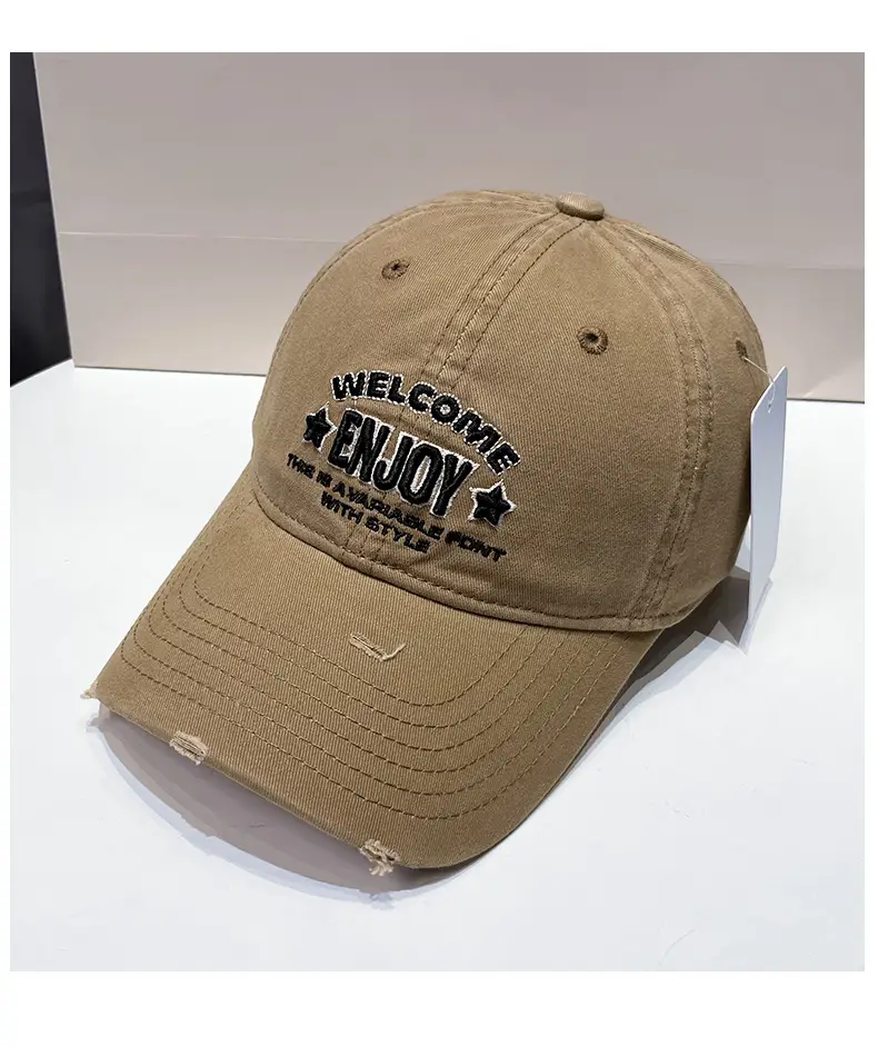 Korean Style Embroidered Baseball Cap for Men Women — feature 12