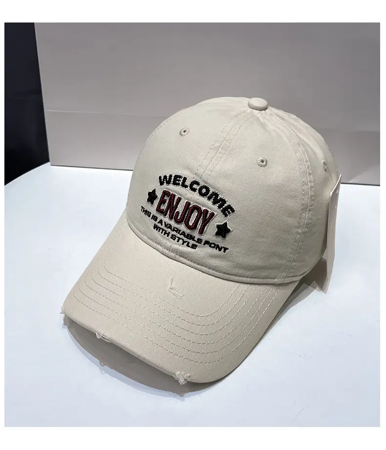 Korean Style Embroidered Baseball Cap for Men Women — feature 13