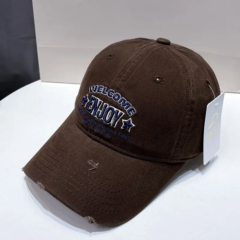 Korean Style Embroidered Baseball Cap for Men Women - Image 5