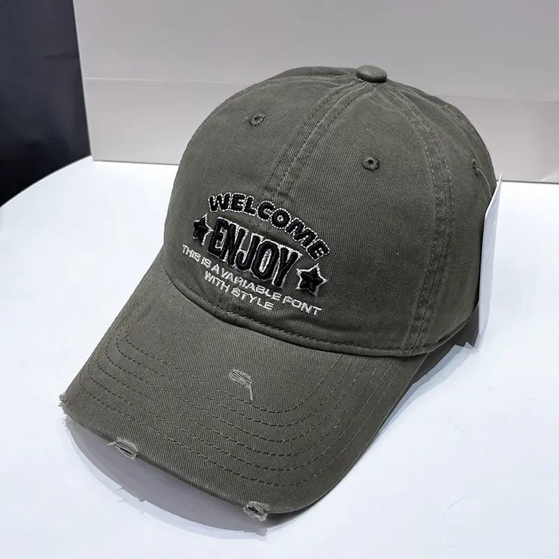 Korean Style Embroidered Baseball Cap for Men Women - Image 7