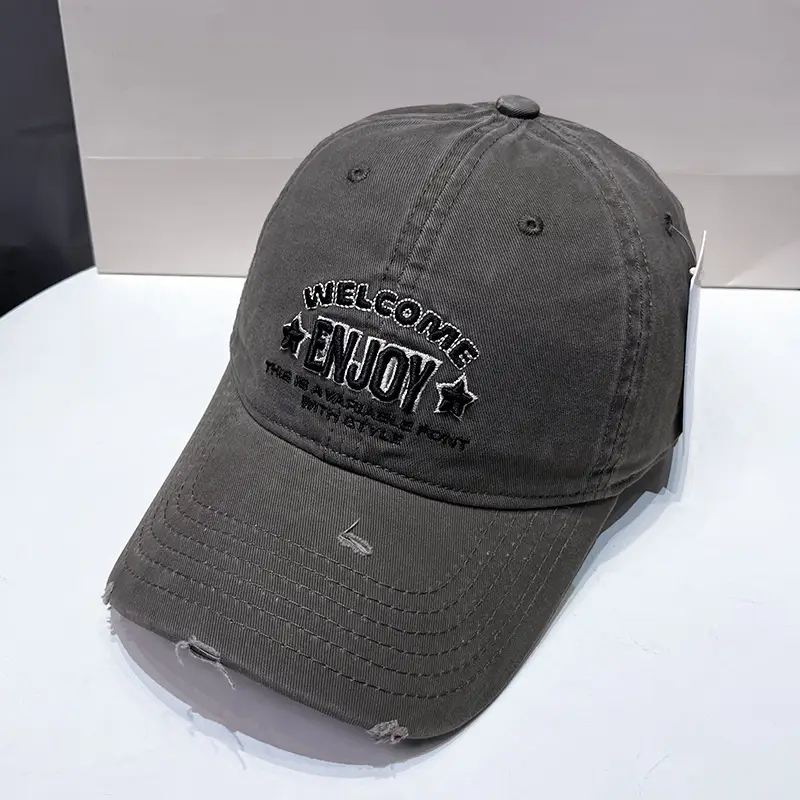 Korean Style Embroidered Baseball Cap for Men Women - Image 9