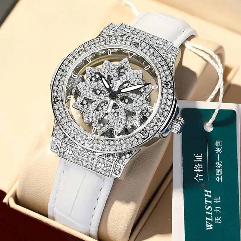 Women's Pentagram Waterproof Watch with Snowflake Design - Image 2