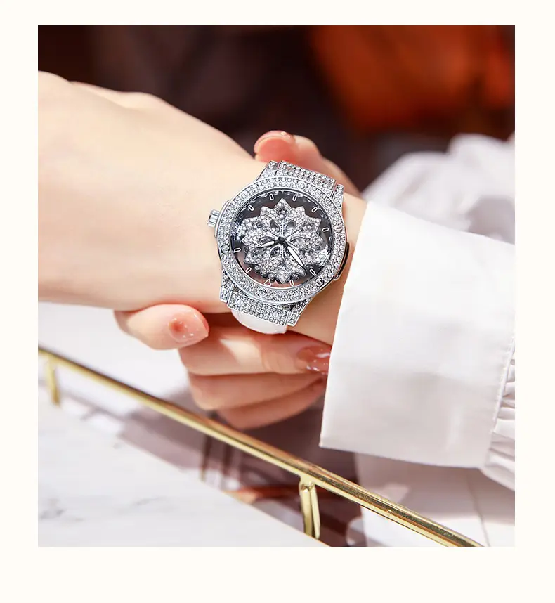 Women's Pentagram Waterproof Watch with Snowflake Design — feature 10
