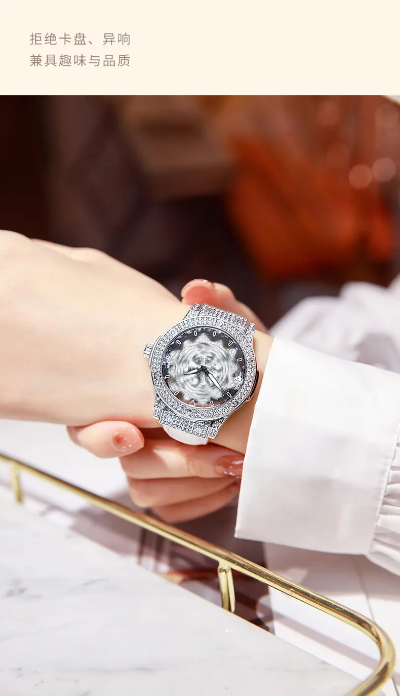 Women's Pentagram Waterproof Watch with Snowflake Design — feature 15