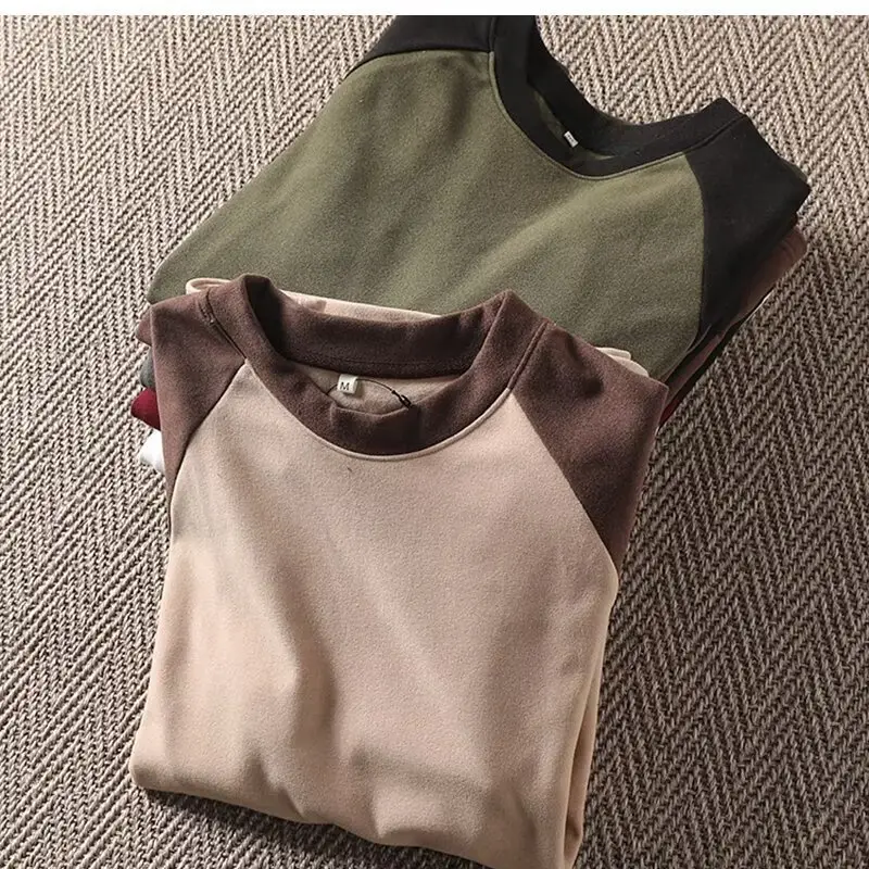 Men Grey Raglan Sleeve Sweatshirt Long Sleeve Base — feature 11