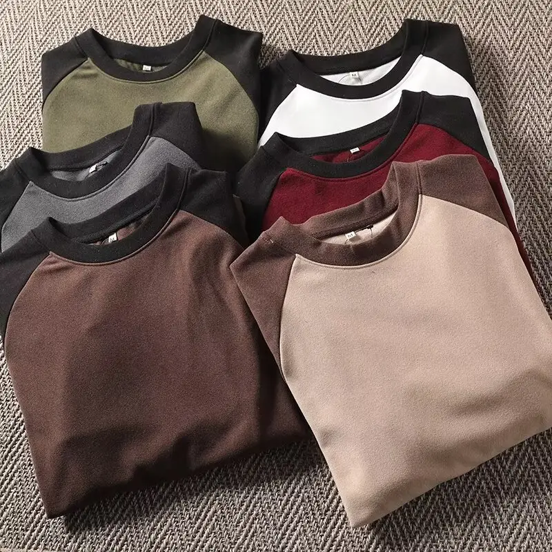 Men Grey Raglan Sleeve Sweatshirt Long Sleeve Base — feature 15