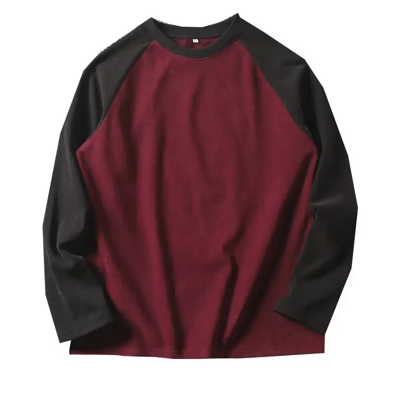Men Grey Raglan Sleeve Sweatshirt Long Sleeve Base — feature 5