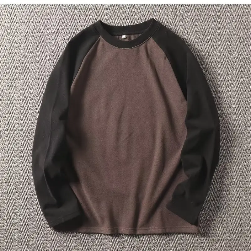 Men Grey Raglan Sleeve Sweatshirt Long Sleeve Base — feature 7