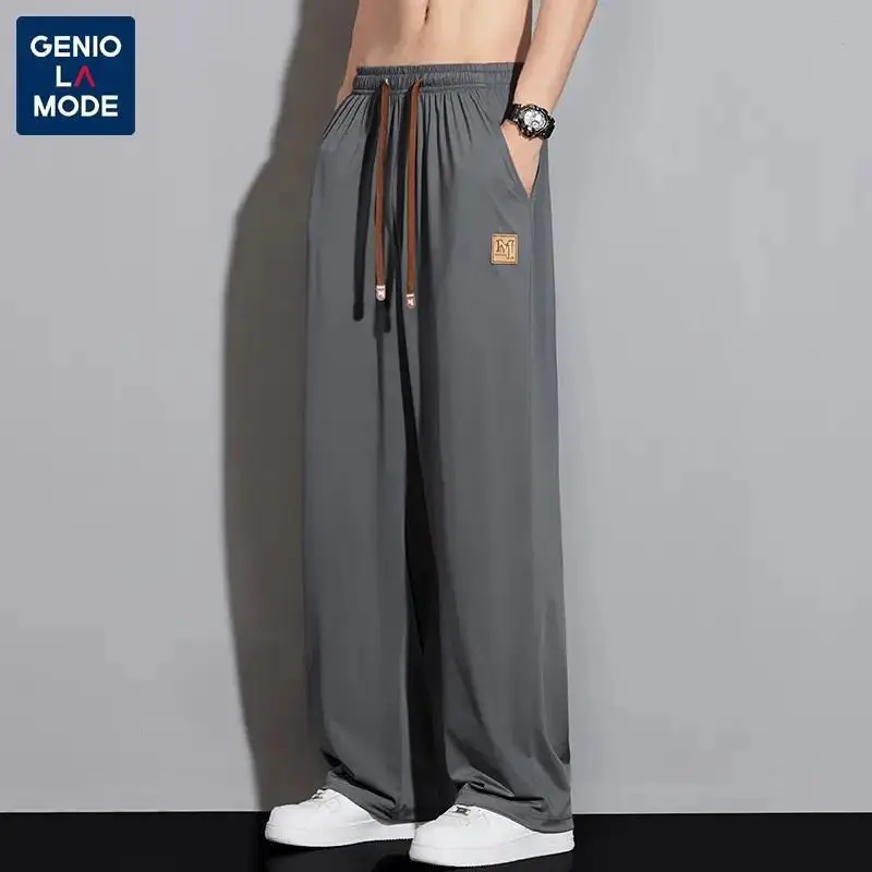 Plus Size Wide Leg Pants Summer Men's Slim Fit - Image 3