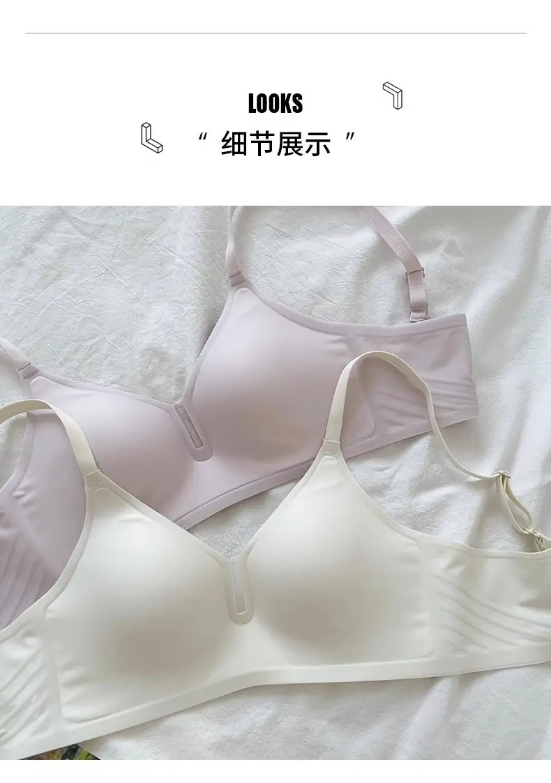 Genuine Black Thin Bra Gathering Traceless Underwear — feature 2