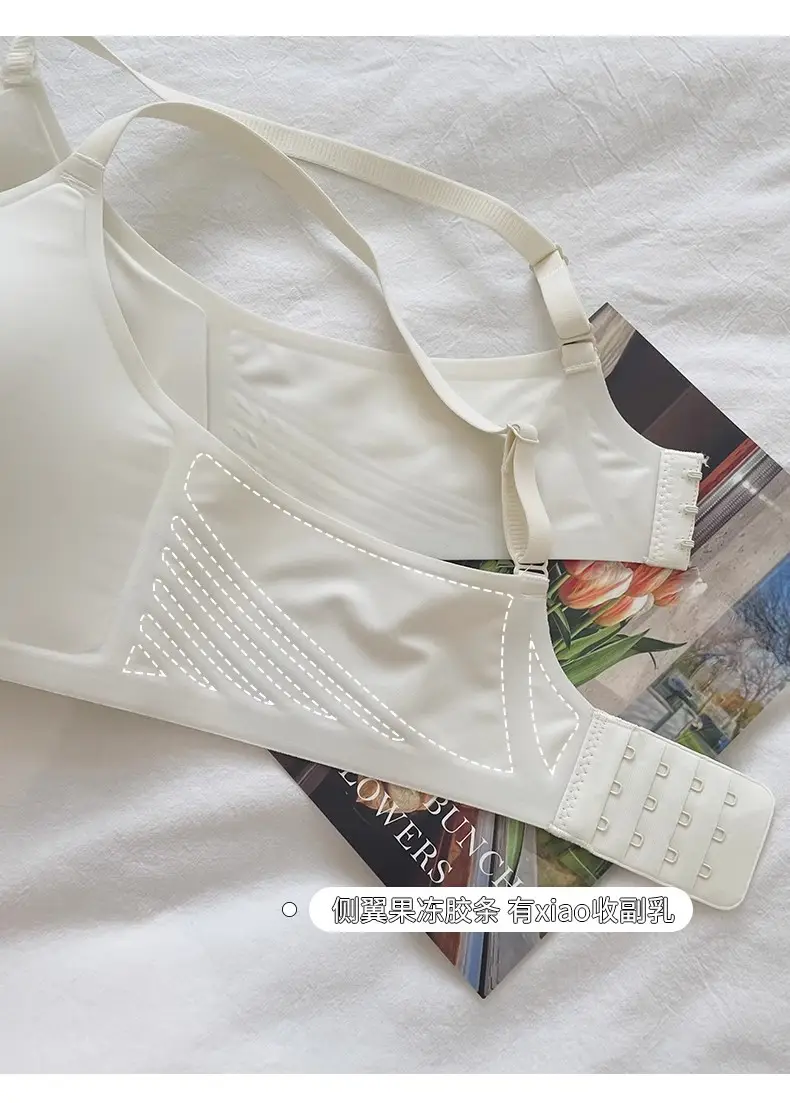 Genuine Black Thin Bra Gathering Traceless Underwear — feature 6