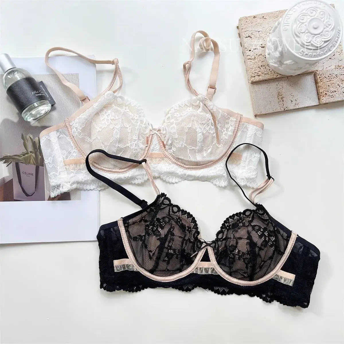 New Sexy Underwear Women's Anti-Sagging Ultra-Thin Bra Set - Image 11