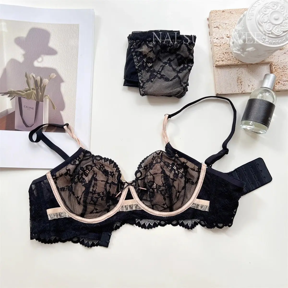 New Sexy Underwear Women's Anti-Sagging Ultra-Thin Bra Set — feature 11