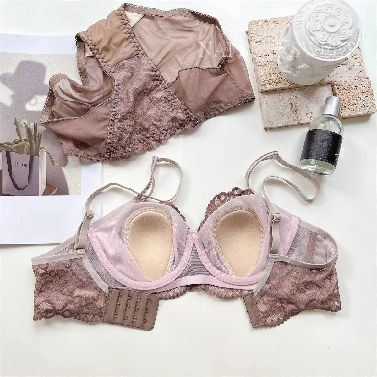 New Sexy Underwear Women's Anti-Sagging Ultra-Thin Bra Set — feature 14