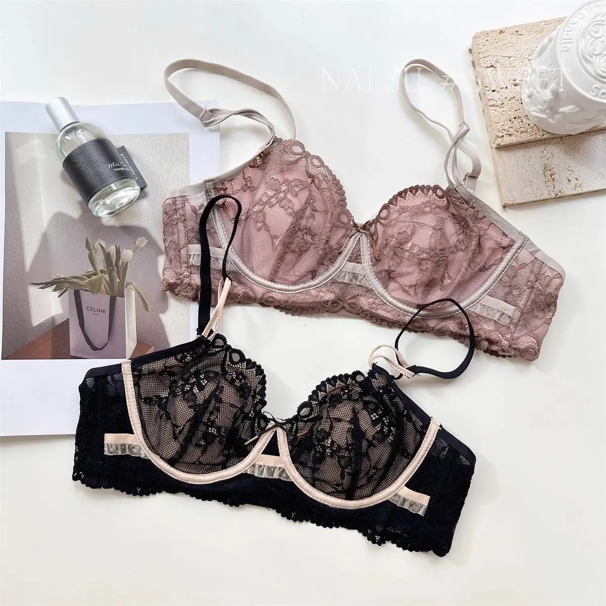 New Sexy Underwear Women's Anti-Sagging Ultra-Thin Bra Set — feature 3