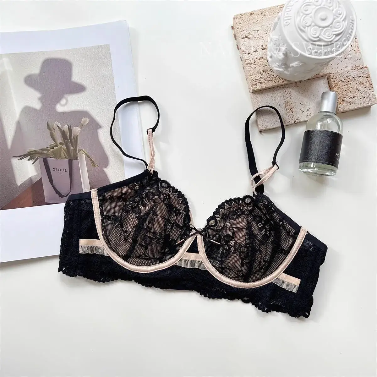 New Sexy Underwear Women's Anti-Sagging Ultra-Thin Bra Set - Image 2