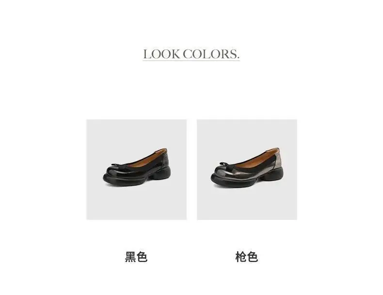 Big Head Japanese Non-slip Mary Jane 2024 Niche French Women's Shoes Small Chanel Style Slip-on Women's Soft Bottom Small Leather Shoes — feature 2
