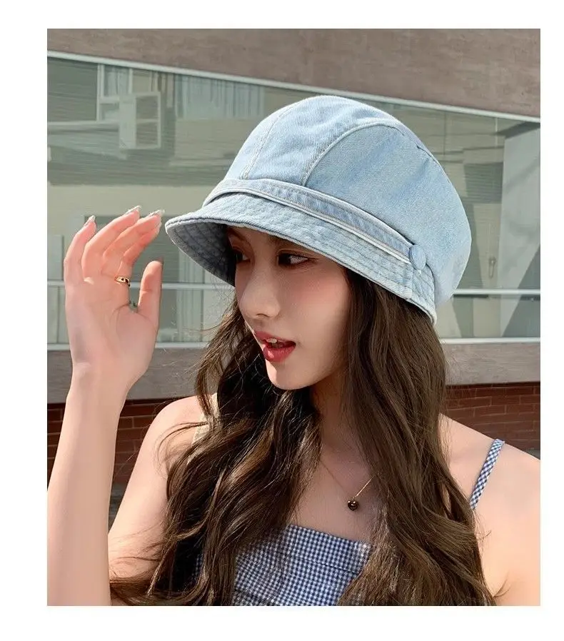 360° Wide Angle Denim Bucket Hat for Girls — feature 11