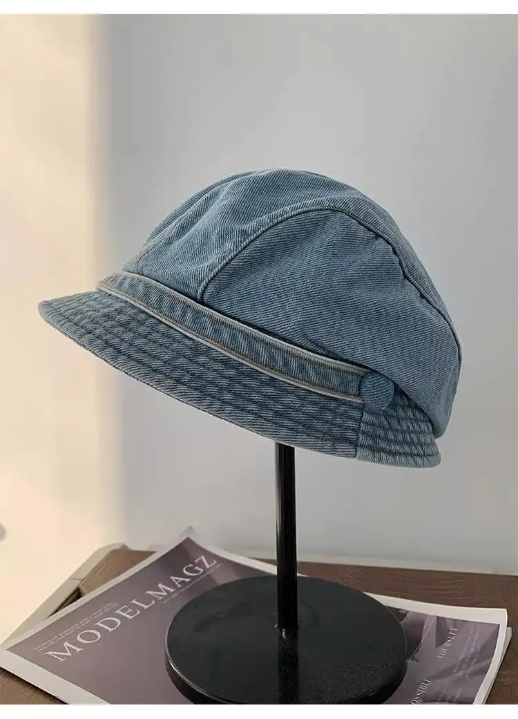 360° Wide Angle Denim Bucket Hat for Girls — feature 16